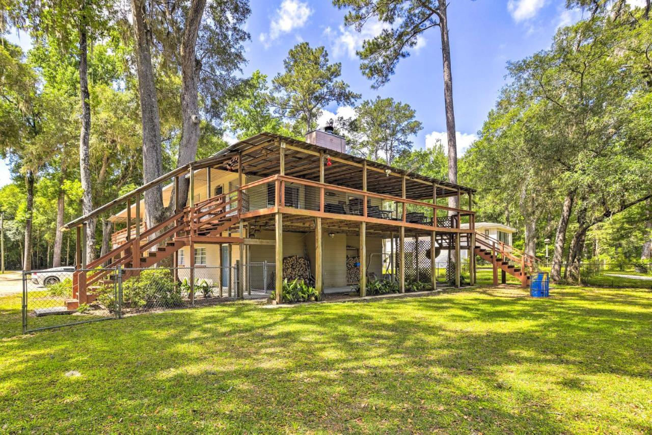 Charming Abode With Dock On The Suwannee River Bell Eksteriør billede